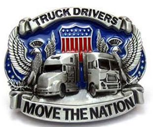 Truck Drivers Belt Buckle